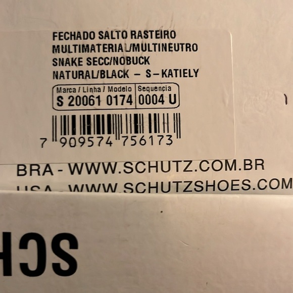 Schutz Women's Natural Katiely Leather Snakeskin Print Loafer Flats Slip On - Picture 6 of 6